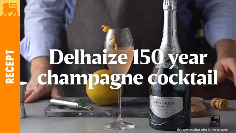 Delhaize 150 year champagne cocktail
