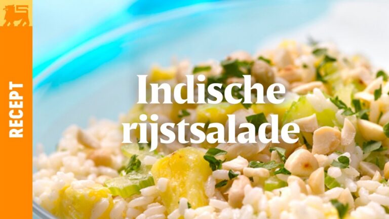 Indische rijstsalade