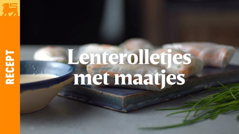 Lenterolletjes met maatjes